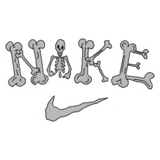 Программа вышивки Nike Скелет